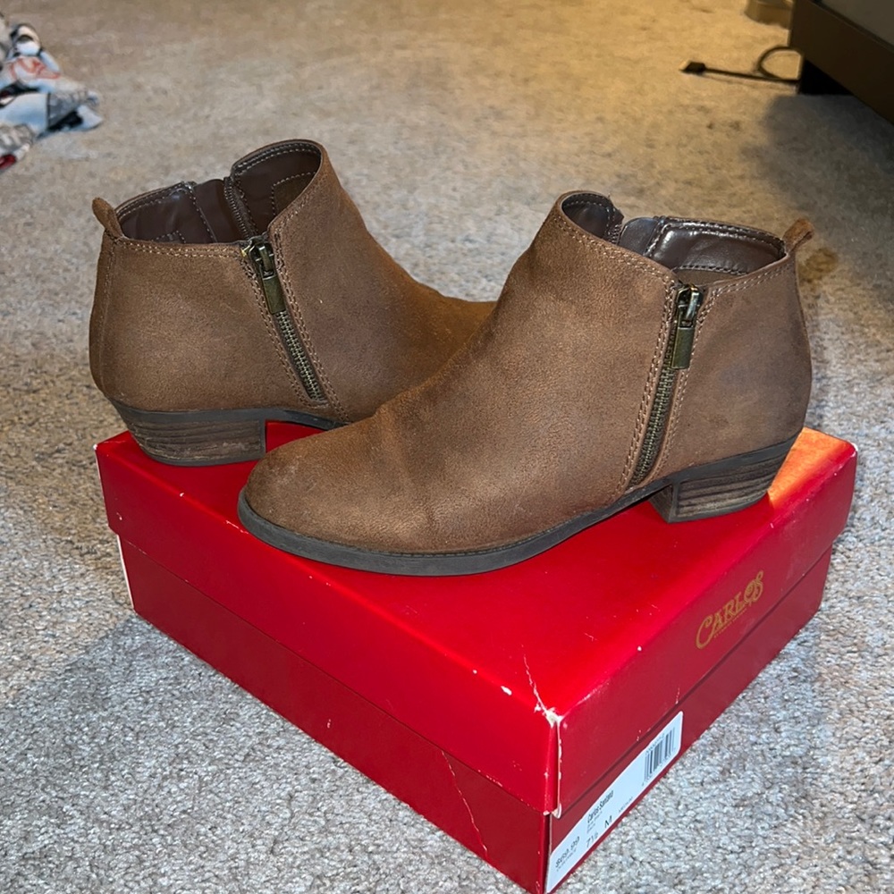 Brown booties